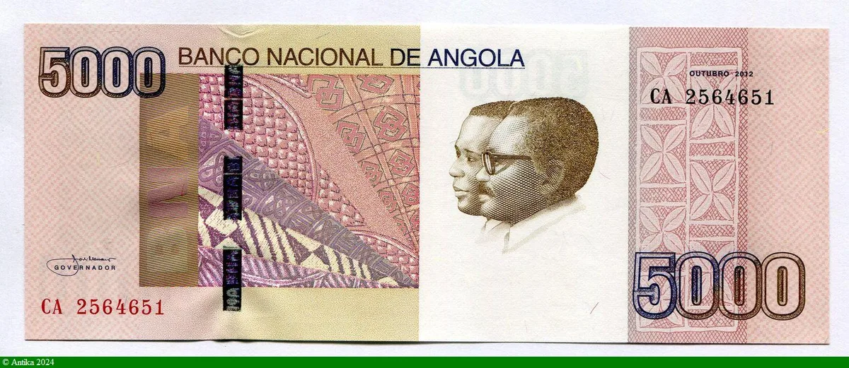 5000 Kwanzas A.Vitoria & Certa