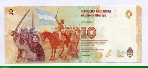 10 Pesos Général Belgrano * *