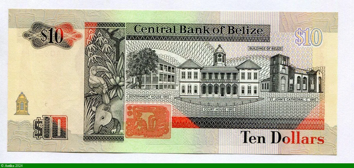 10 Dollars Buste Elizabeth II