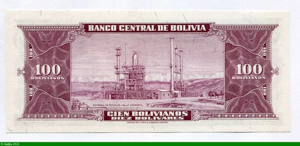 100 Bolivianos Villaroel