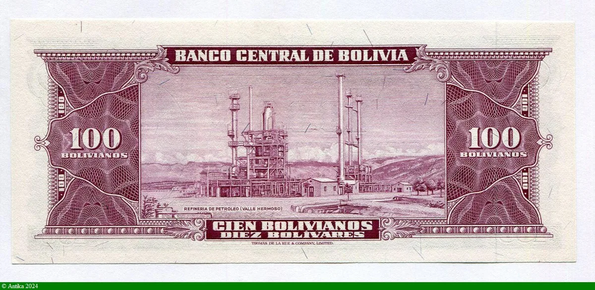 100 Bolivianos Villaroel