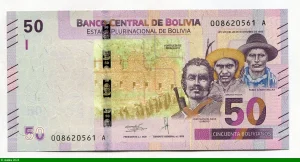 50 Bolivianos Baca Racua & Willea