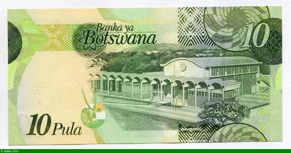 10 Pula Président Seretre Khama * *