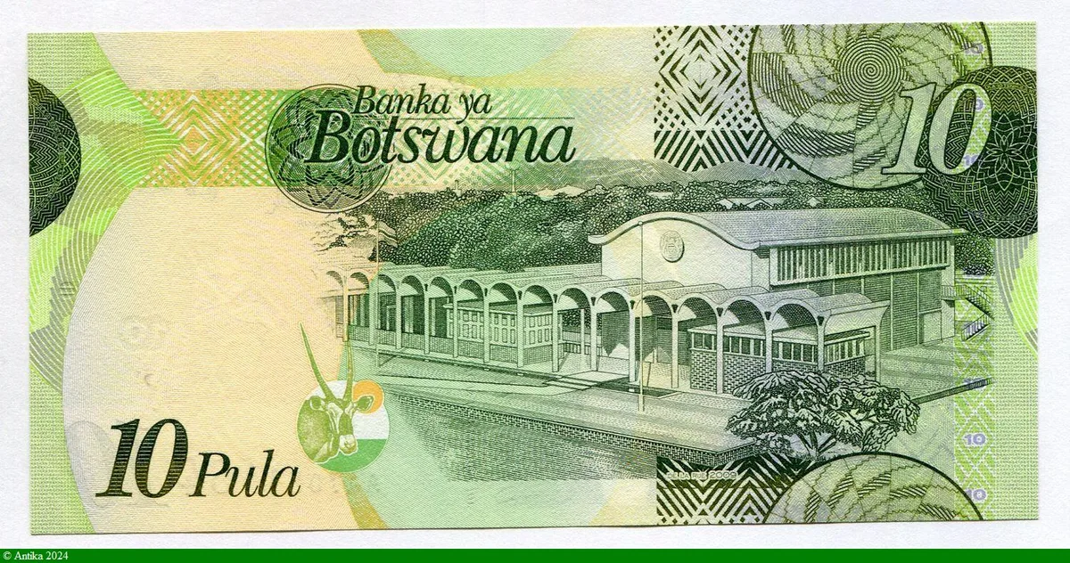 10 Pula Président Seretre Khama * *