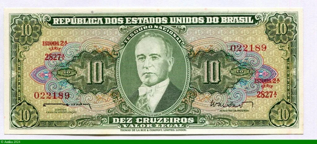 10 Cruzeiros G.Vargas
