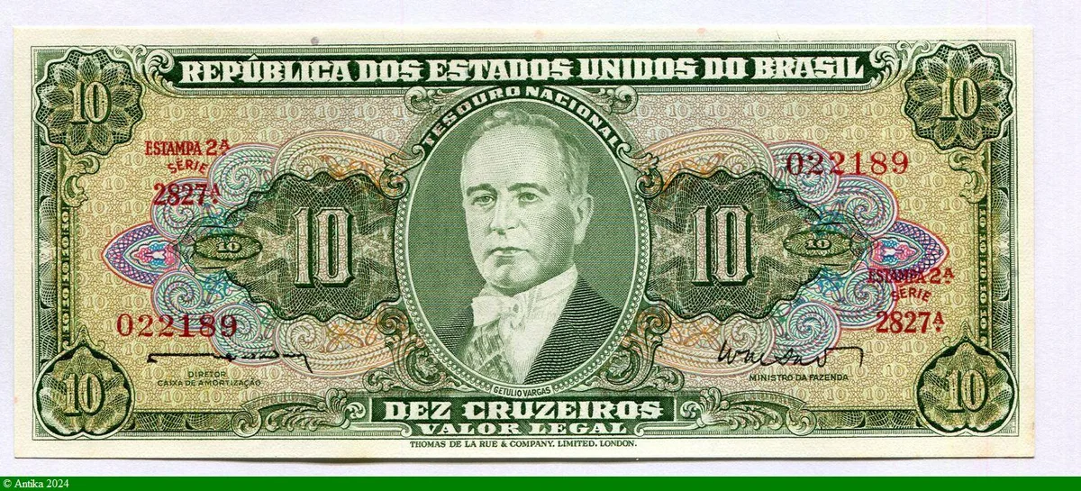 10 Cruzeiros G.Vargas