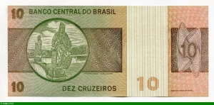 10 Cruzeiros Dom Pedro II * *