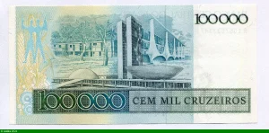 100 000 Cruzeiros J.K.de Oliveira RARE