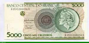 5000 Cruzeiros Rosace