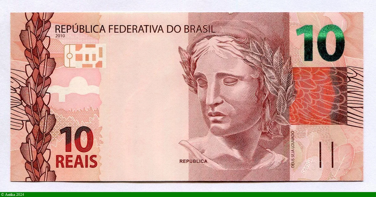 10 Réals République & Arara