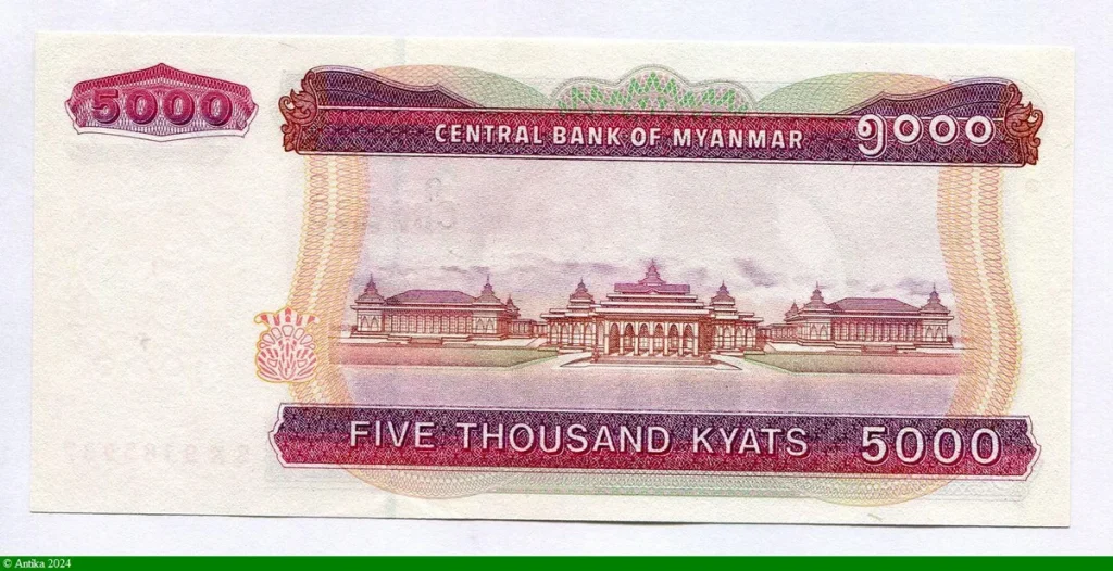 5000 Kyats Eléphant PROMO
