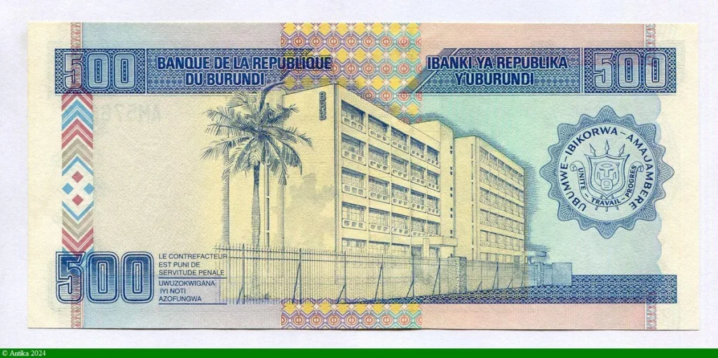 500 Francs Art Indigène