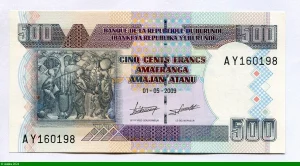 500 Francs Art Indigène