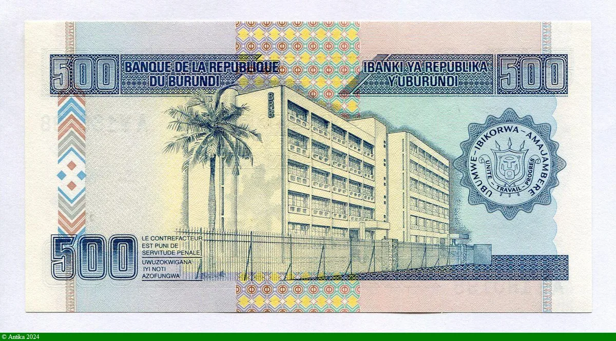 500 Francs Art Indigène