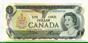 1 Dollar Elizabeth II & Armoiries