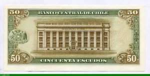 50 Escudos Président A.Alessandri E14