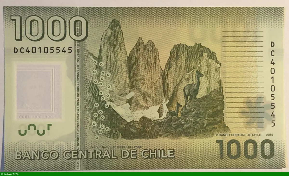 1000 Pesos I.C.Pinto
