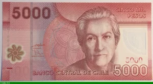 5000 Pesos Gabriela Mistral