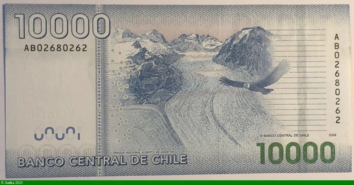 10000 Pesos Arturo Prat