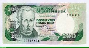 200 Pesos Oro José Célestino Mutis