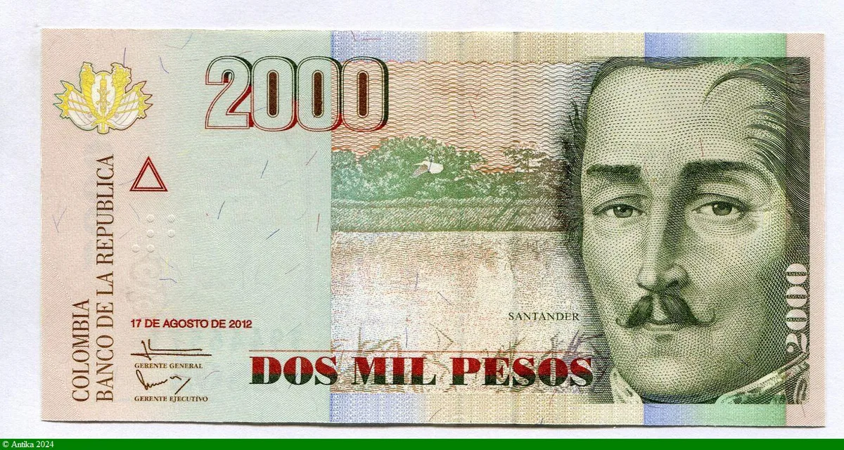 2000 Pesos Santander