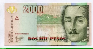 2000 Pesos Santander