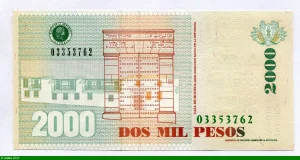 2000 Pesos Santander