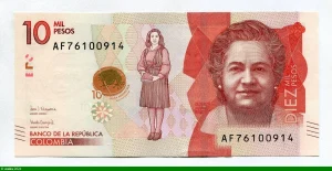 10000 Pesos Virginia Gutierez