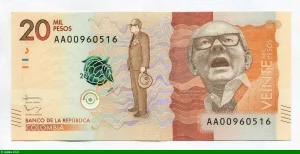 20000 Pesos Alfonso Lopez Michelsen