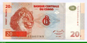 20 FRANCS Lion Superbe Billet