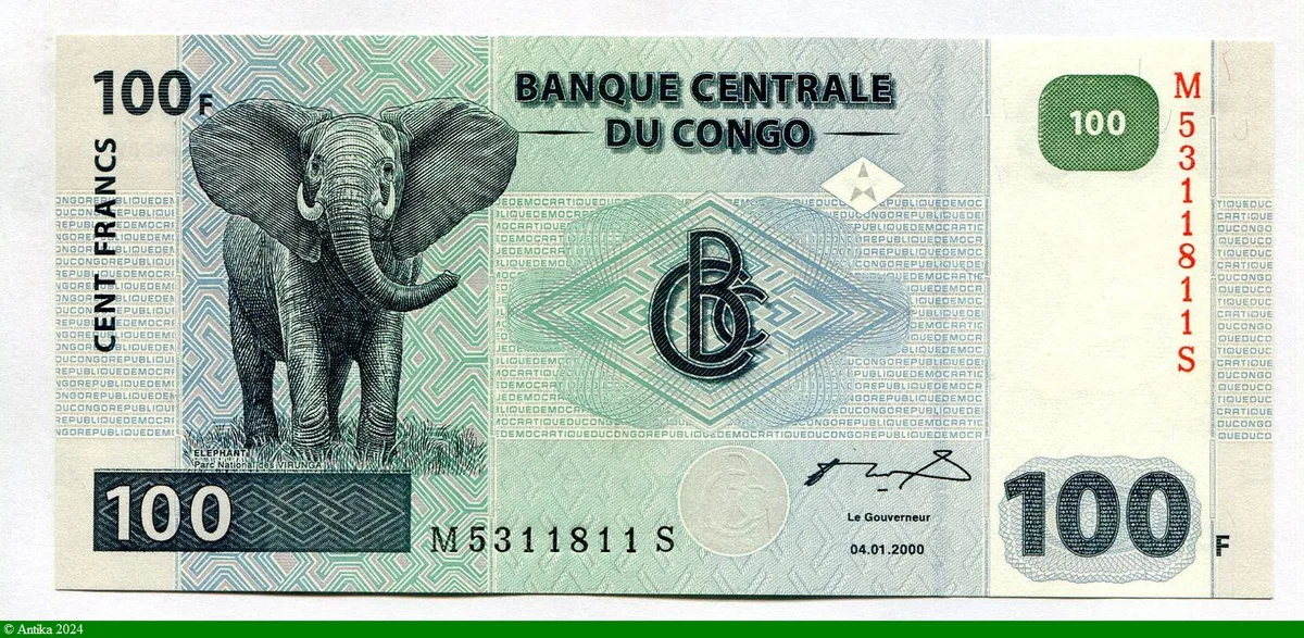 100 FRANCS Eléphant * *