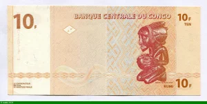 10 FRANCS Appuie tête Chef Luba * *