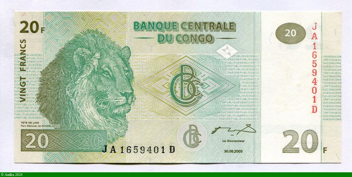 20 FRANCS Lion * *