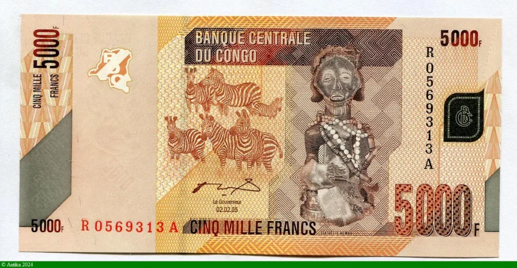5000 FRANCS Masque Africain