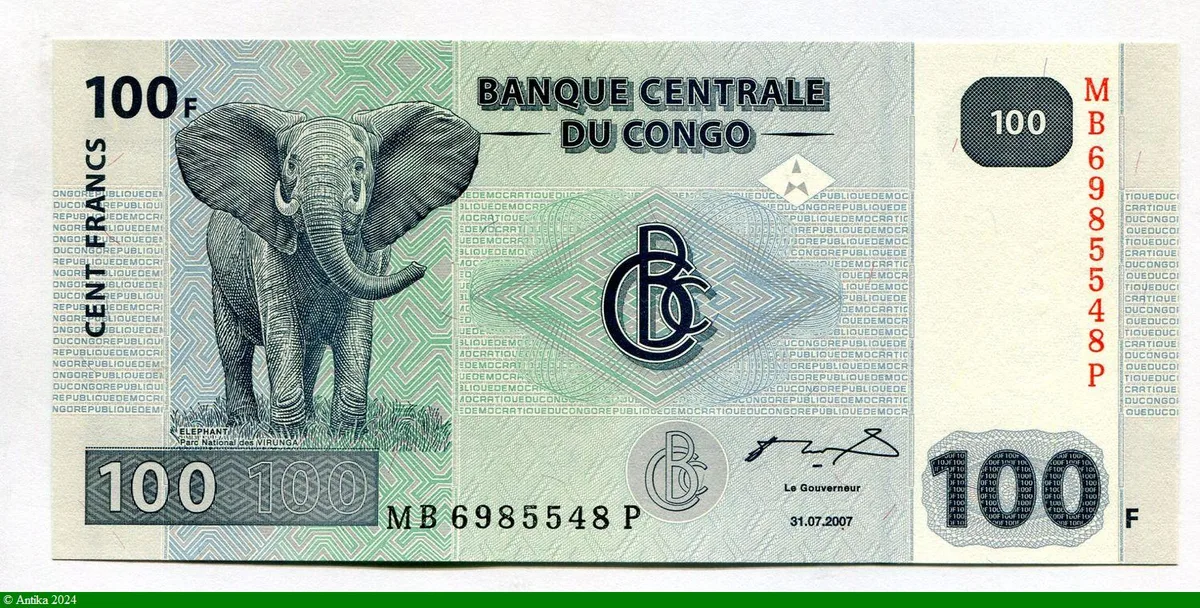100 FRANCS Eléphant * *