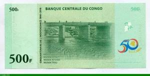500 FRANCS 50ème Anniversaire de l'Indépendance & Pont * *