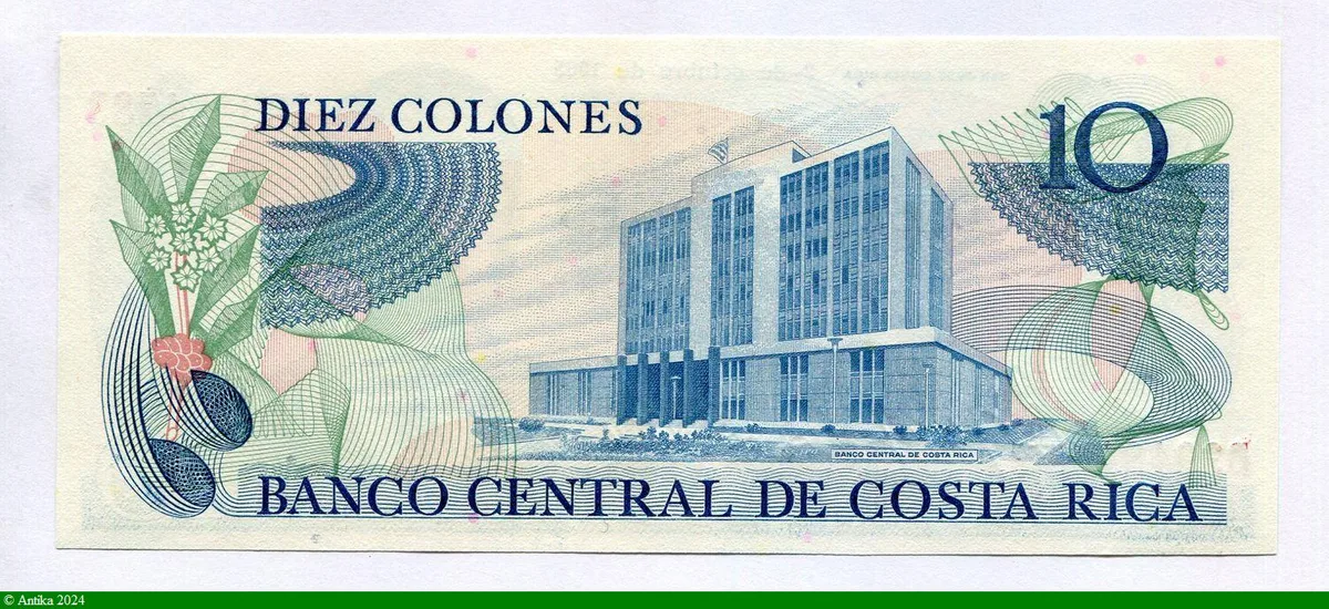 10 Colones R.F Benes