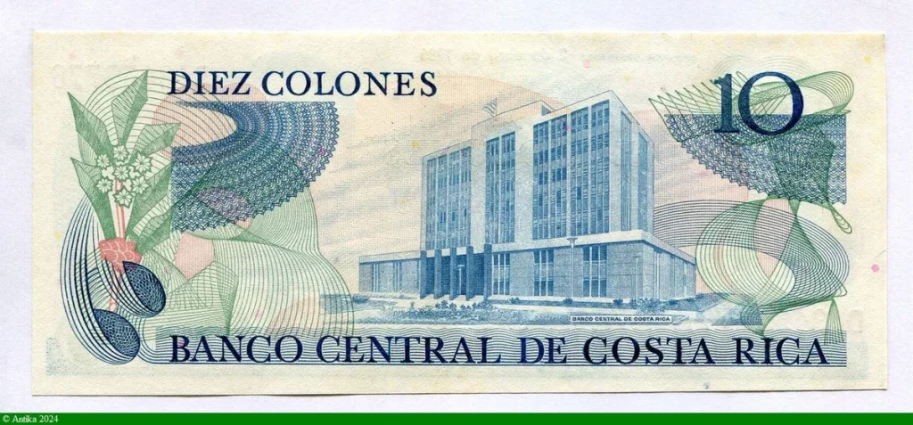 10 Colones Rodrigo Facio Brenes * *
