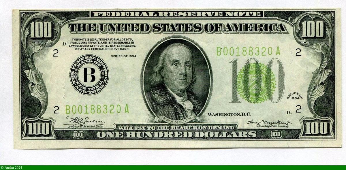 100 Dollars B.Franklin B:New-York PROMO