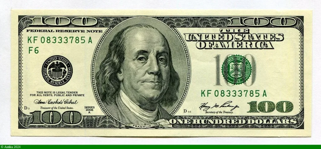100 Dollars B.Franklin KF:Atlanta * *