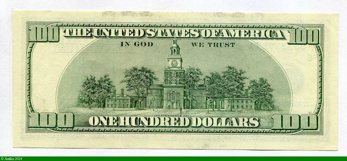 100 Dollars B.Franklin KF:Atlanta * *
