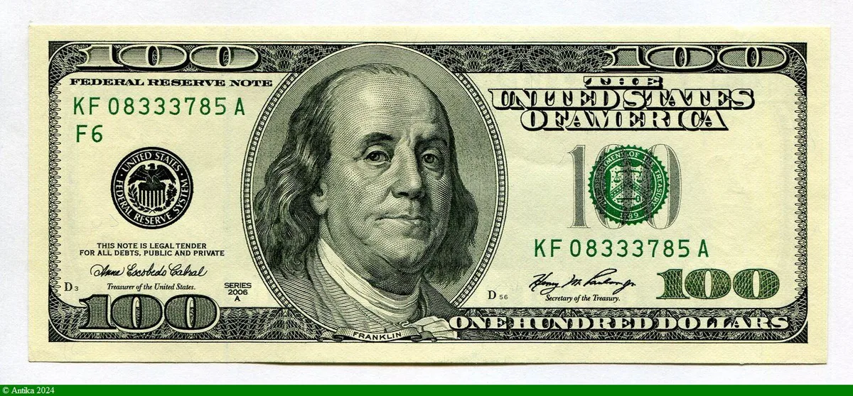 100 Dollars B.Franklin KF:Atlanta * *