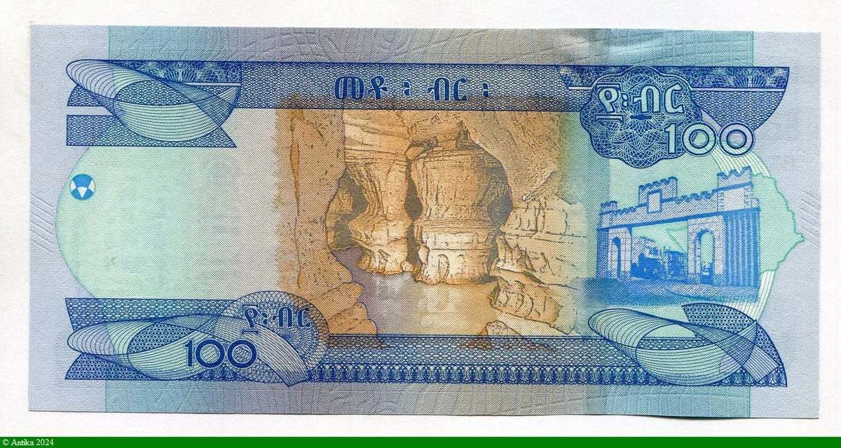 100 Birr Lion & Château de l' Empereur