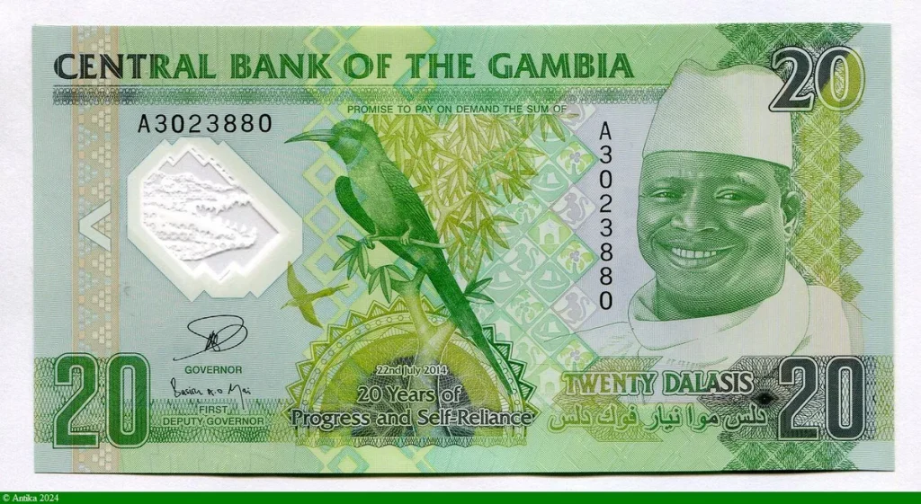 20 Dalasis Dct A.J.J Jammeh Commémo 20 ans Progress & Self Reliance