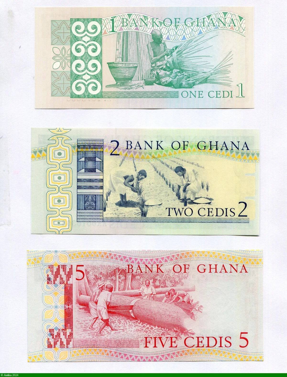 Lot de 1-2 & 5 Cedis