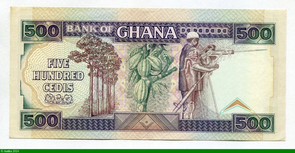500 Cedis Armoiries