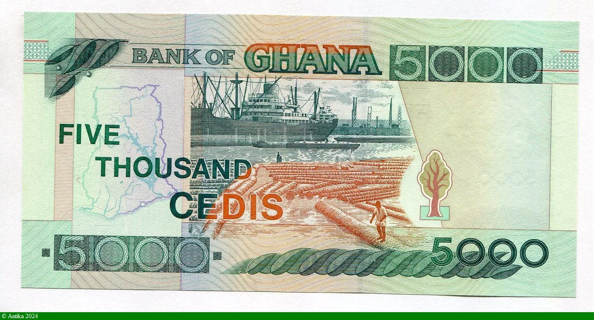 5000 Cedis Armoiries