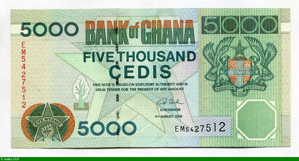 5000 Cedis Armoiries