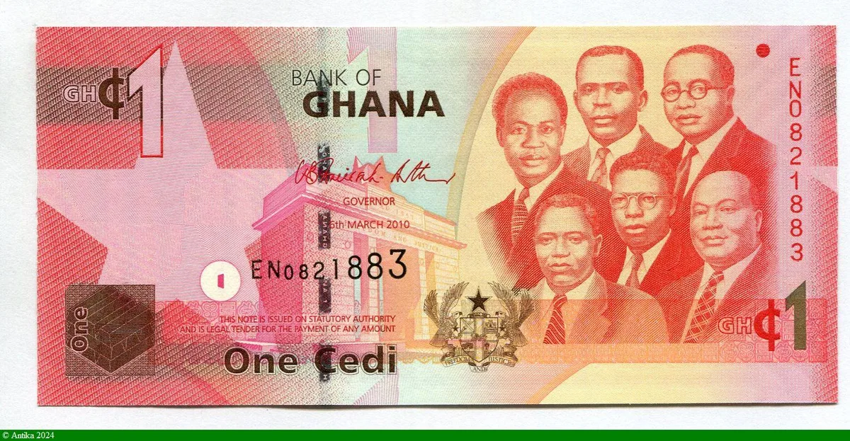 1 Cedi Buste de 6 grands Dirigeants