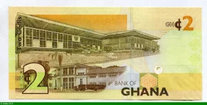2 Cedis Buste du Dct Kwane Nkrumah